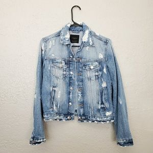 Distressed Jean Jacket